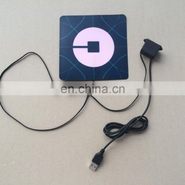 EL Backlight panel,DC3V DC5V 12V inverter used in car13x13cm uber light panel car sticker with