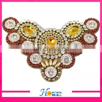 handmade fashion sandal upper decoration plastic beads accessories for ladies