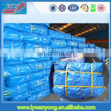 Coated Pattern and 70/83'' Width 200gsm blue/white pe tarpaulin with any size