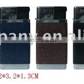 Higher quality windproof lighter in leather cover