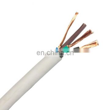 ningbo 10mm pvc 2 core 5 core power cable 4mm reel to roll electric power cable