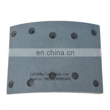 Truck drum brake lining 19580 MB/74/1 for MB