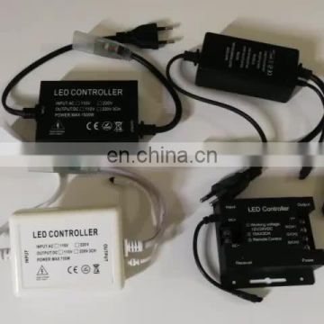 LED Strip Controller 11Keys Dimmer RF Remote 110V 220V For LED 5050 2835 Single Color