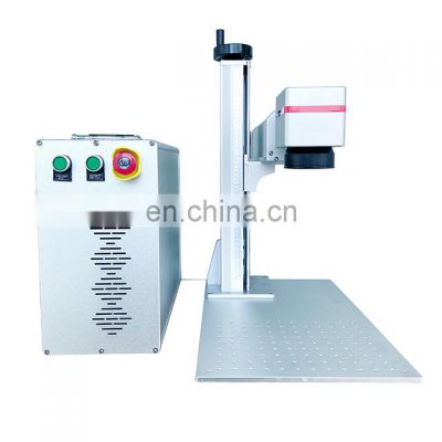 TIPTOPLASER portable type fiber laser marking machine, easy operation fiber laser marker for sale