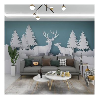 Outdoor Wall Murals 3D 5D 8D 16D 18D Embossed Wall Decoration For Home Tv Background Dropshipping