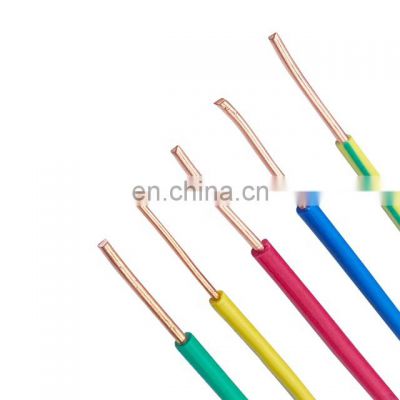 China Manufacturer 2.5Mm 2 Bv Single Core Electrical Wire  Cable Electric Cable With Good Price
