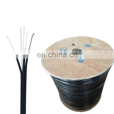 GJYXCH-1B6 Self-supporting Outdoor Steel Messenger Wire FRP G657 FTTH Drop Fibra Optica 2 4 1 core fiber optic cable