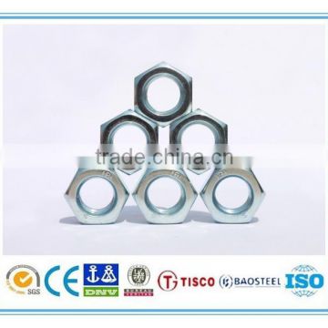 Hot sale Hexagon Nuts DIN934 Stainless steel 304 M1.6~M5 M6 M8 M10 M12 M14 M16 M18~M24