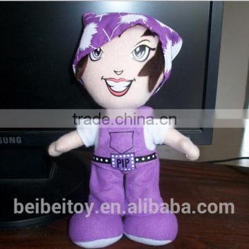 Lovely wholesale dolls and soft stuffed baby dolls for kids toys