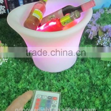 Bar Ice bucket with LED lights remote control
