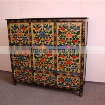 antique tibetan style furniture wood cabinet design
