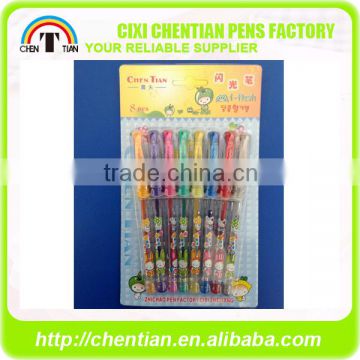 Custom Stationery Multi Colors Gel Pen