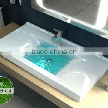 Sanitary ware bathroom cabinet basin/ceramic wash basin(BSJ-C914)