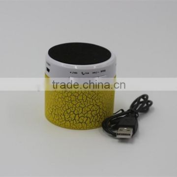 Mini cue design colorful led light bluetooth speaker