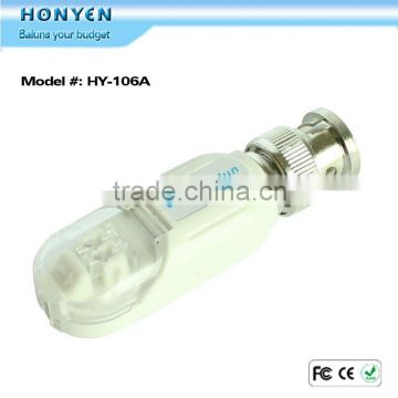 Tool-free single channel passive video connector HY-106A