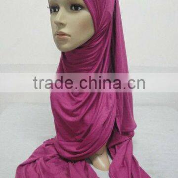 JL029 plain cotton elastic jersey maxi long scarf,big size scarf