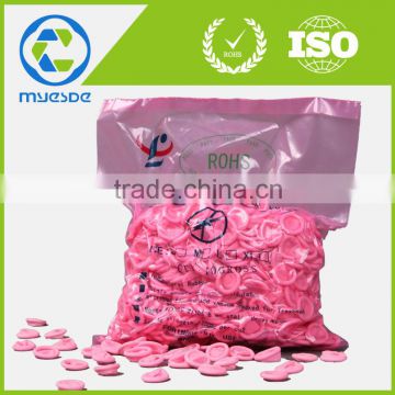 ISO SGS approva Powder Free Antistatic Pink Finger Cots