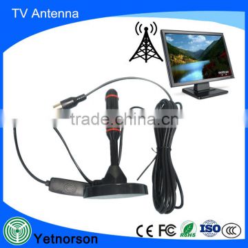 174-230/470-862MHz car tuner outdoor digital TV antenna with LED booster
