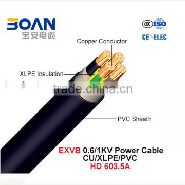 Exvb power cable 0.6/1Kv Cu/XLPE/PVC HD 603.5A