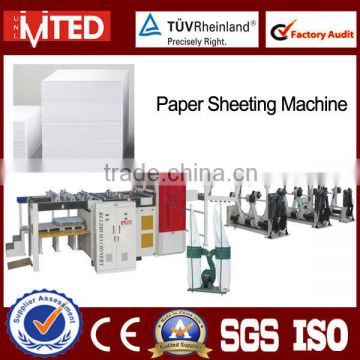 High Speed Paper Sheeting Machine, Paper Cutting Machine, Rotary Paper Sheeting Machine
