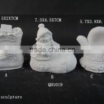 New promotion gifts scented clay heart/scented ceramic plaster/plaster figurines