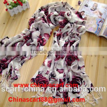 singapor rose scarf