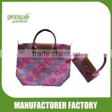 Printed foldable shopping bags / bag handles