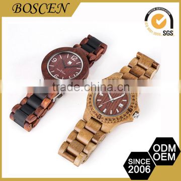 2016 Boscen Fashion Lady Highest Level Trendy Wooden Wood Wrist Watches                        
                                                Quality Choice