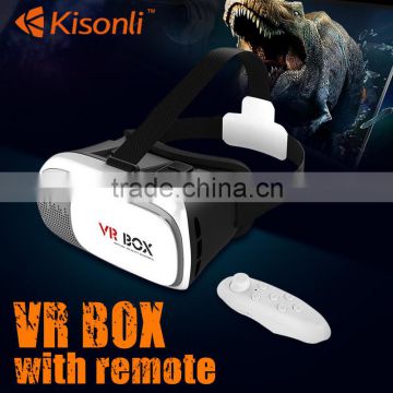 High Quality VR BOX 2.0 with Remote Virtual Reality 3D Glasses + Remote Control