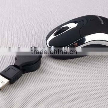 3D cute mini wired optical mouse
