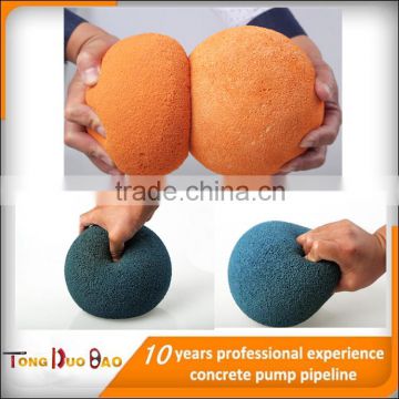 concrete cleaning ball used for concrete hose and pipeline cleaning