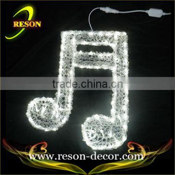 H50cm*W25cm acrylic lights for hanging christmas art white light