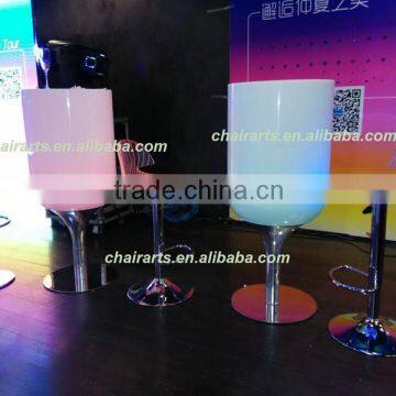 Acrylic Material Led Light Up Bar Table For Commercial Bar Hotel Nightclub Use