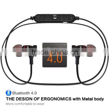 Factory Awei Brand Sweat Resistant Magnetic Sport Headset Wireless Bluetooth Earphone