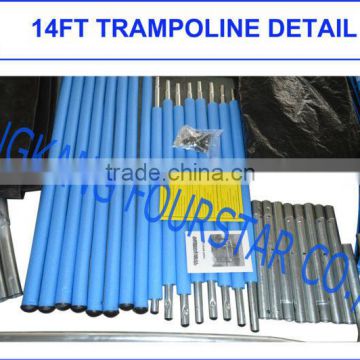 14FT Folding Trampolinee Single Bungee Trampoline for Sale SX-FT(E)