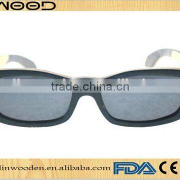 Wooden Bamboo Sunglasses with case, UV400 Polarized lens sunglasses