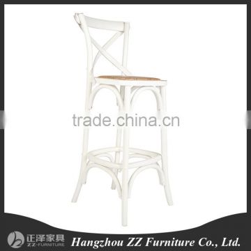 Modern wood high bar stool chair