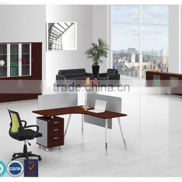 Wholesale fashional L shape panel office furniture desk