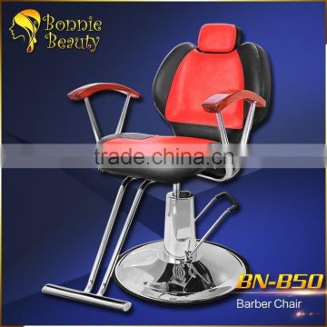Red and black reclining barber chairs and stations wholesale (BN-B50)