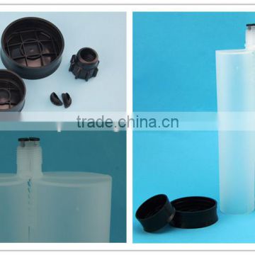900ml 2:1 plastic dual component cartridge for resin or epoxy