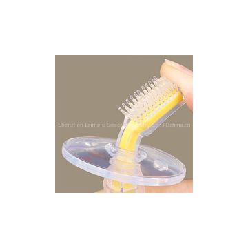 Good Manufacturer Silicone Baby Toothbrush With Cheap Price