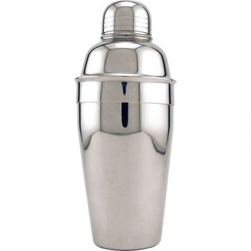 Drinking Party Simple Style Metal Cocktail Shaker 1000ml