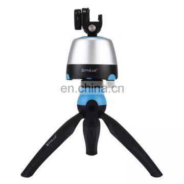 PULUZ Electronic 360 Degree Rotation Panoramic Head + Tripod Mount + Clamp + Phone Clamp with Remote Controller for Smartp