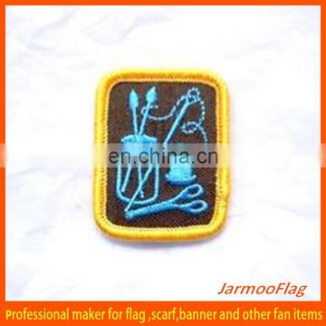 company logo custom embroidery badges