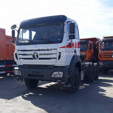 Powerful haulage tractor truck China Beiben 2638 380hp 6*4 truck head for sale