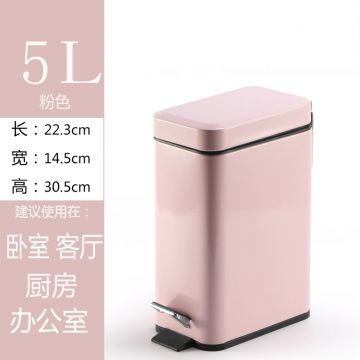 Stainless Steel Waste Bin Custom Excellent Quality Simple White