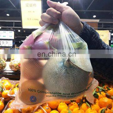 hot selling eco-friendly pla biodegradable plastic bags supermarket