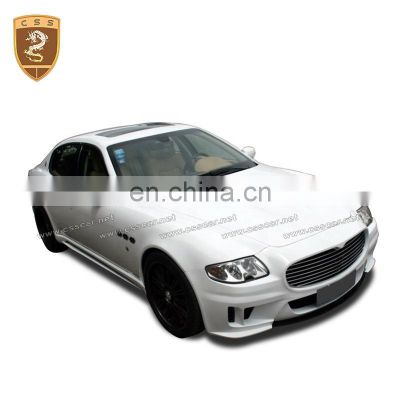 Top Selling WD Style Fiberglass Side Skirts Body Kit Car Parts Suitable For Maserati Quattroporte Front Bumper Kits