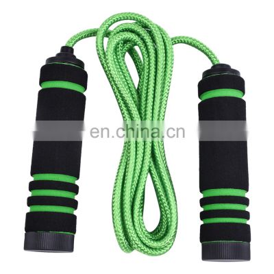 Skip lightweight pvc skipping rope custom logo foam handle adjustable non slip jump rope for kids