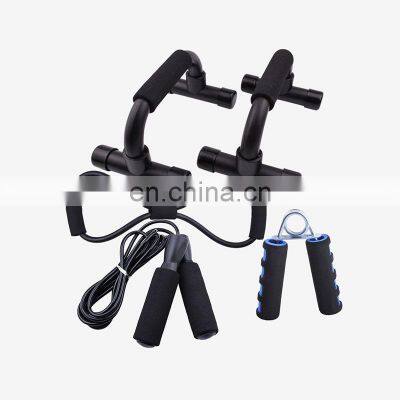Home Gym Equipment Exercise Sit Push Up Bar Pvc Jump Rope Slip Rope Hand Gripper Push Ups Support  Thumb Grips Tension Rope